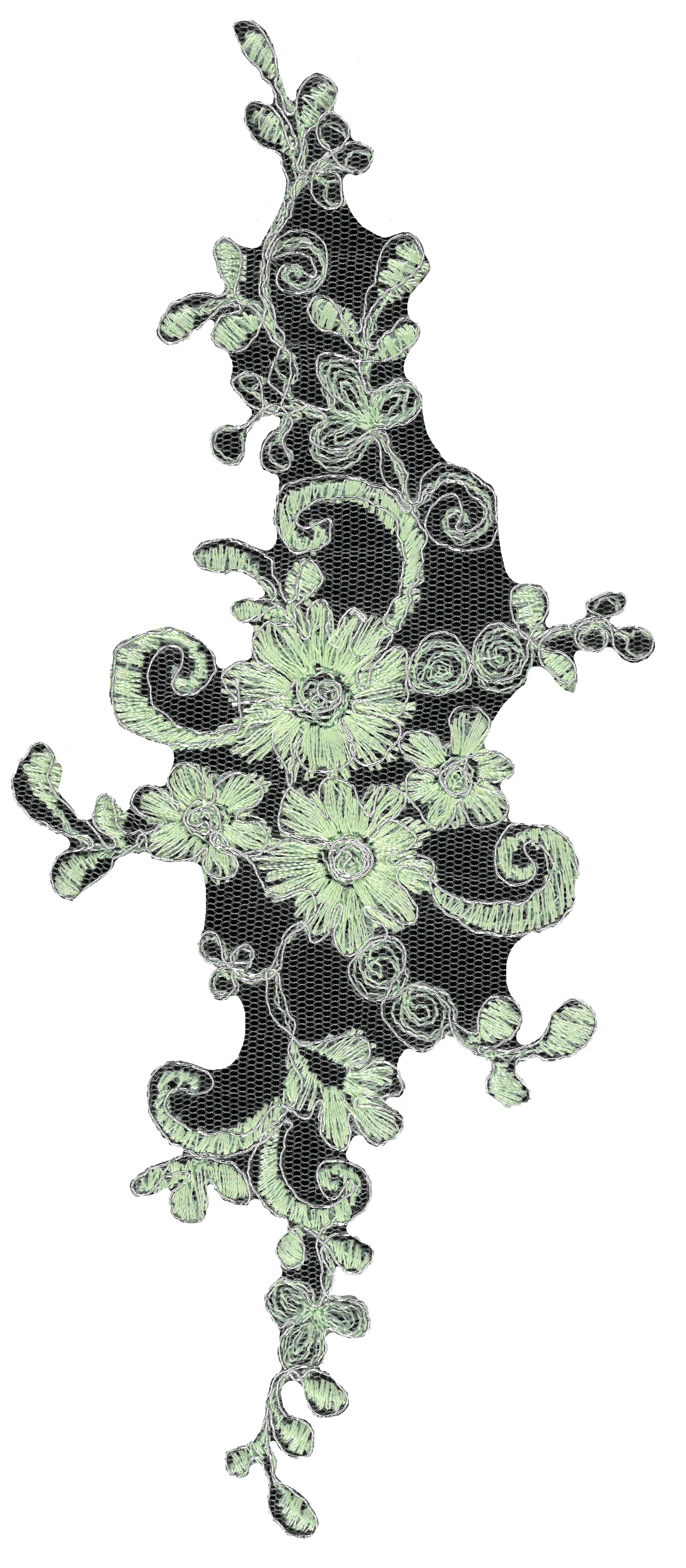 EMBROIDERED MOTIF - KIWI